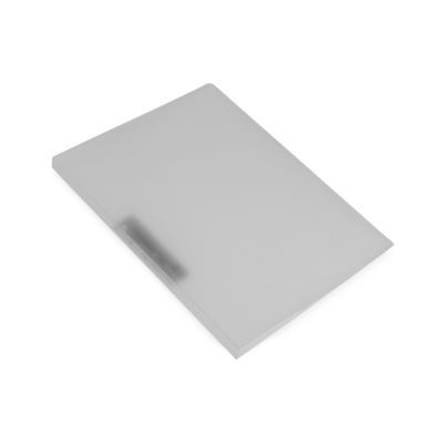 Папка пластиковая с боковым зажимом, прозрачный-2