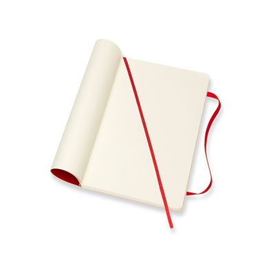 Записная книжка Moleskine Classic Soft (нелинованный), Large (13х21см), красный-2