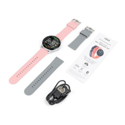 Умные часы HIPER IoT Watch GT, серый/розовый-5
