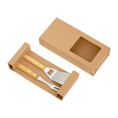 Набор BBQ Grill Master из двух приборов с деревянными ручками-4