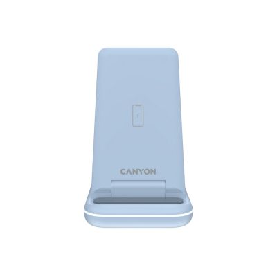 Беспроводное зарядное устройство 3-в-1 CANYON WS-304 (CNS-WCS304B), 15W, голубой-1
