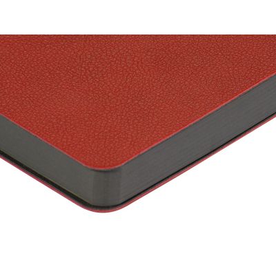 Ежедневник А5 датированный Boston 2026, красный с серым обрезом-3