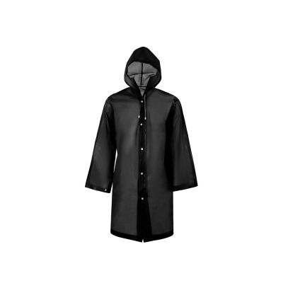 Дождевик Hawaii light c чехлом унисекс, черный-2