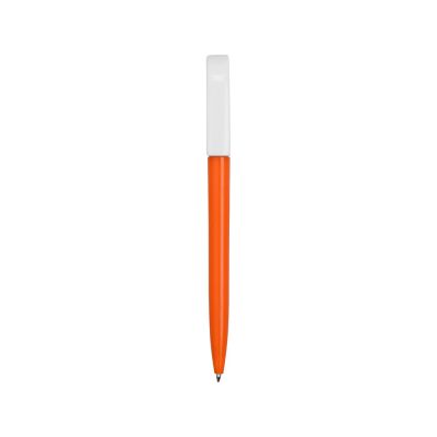 Ручка пластиковая шариковая Миллениум Color BRL, оранжевый/белый-1