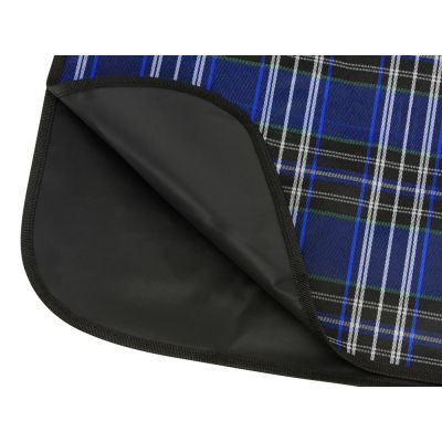 Непромокаемый плед для пикника Fabrizio, синий/черный-1