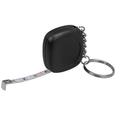Брелок-рулетка 1м Block, черный-1