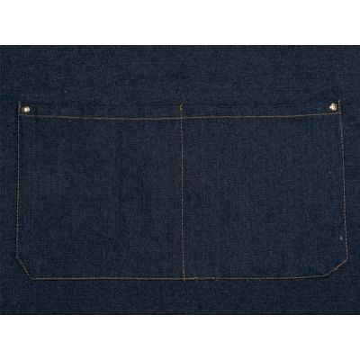 Джинсовый фартук с карманами Fry, синий-5