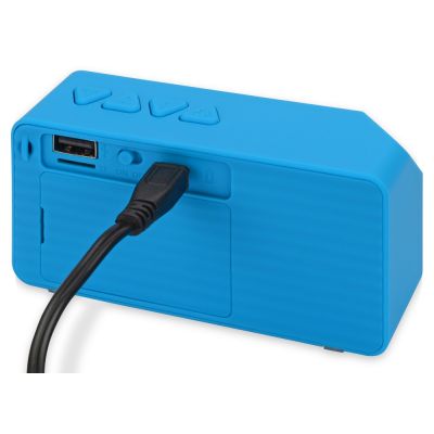 Портативная колонка Bermuda с функцией Bluetooth, голубой-1