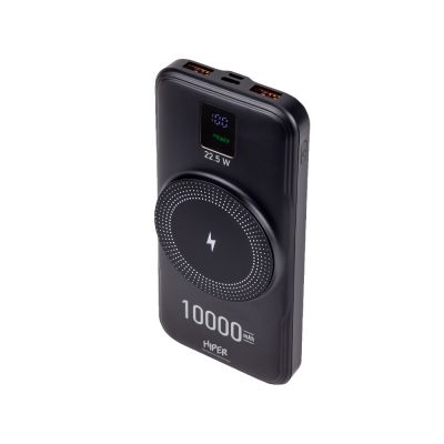 Внешний беспроводной аккумулятор AIR, 10000 mAh, черный-0