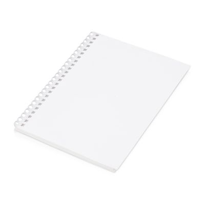 Блокнот на мягкой спирали А5 Sahara, 60 листов 70 гр/м2, белый-0