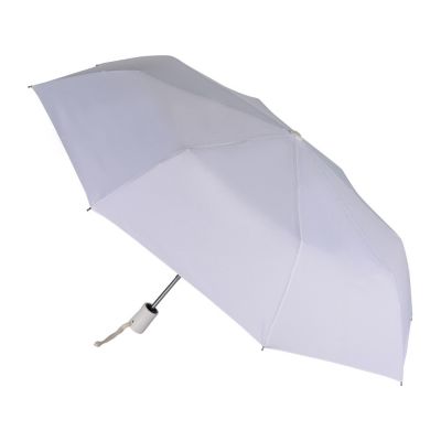 Зонт складной автоматический, белый-1