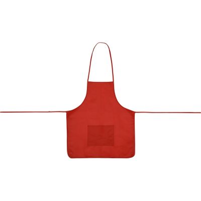 Фартук, красный, плотность 80г/м2-1