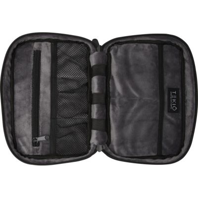 Сумка-органайзер Rise из материалов, переработанных согласно стандарту GRS - сплошной черный-3