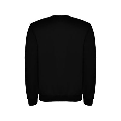 Свитшот с начесом Clasica унисекс, черный-1