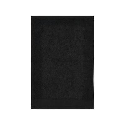 Хлопковое полотенце для ванной Chloe 30x50 см плотностью 550 г/м2, черный-1
