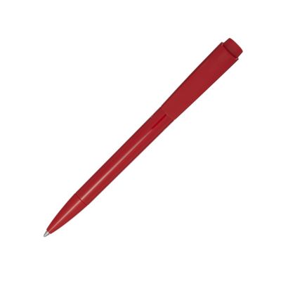 Martha шариковая ручка из переработанной пластмассы - Красный, синие чернила-0
