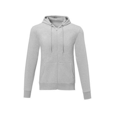 Мужская толстовка на молнии Theron, серый яркий-1