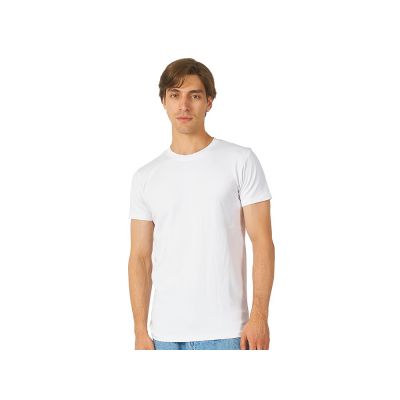 Футболка HD Fit короткий рукав с эластаном, мужская, белый-0