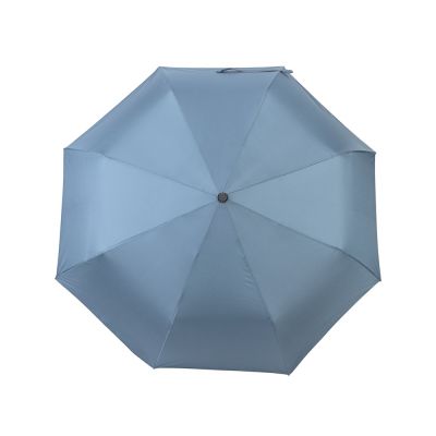 Зонт-полуавтомат Roof с куполом из переработанного пластика, антрацит 2165C-4