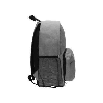 Рюкзак из переработанного пластика Extend 2-в-1 с поясной сумкой, серый-7