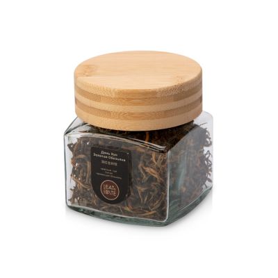 Подарочный набор с пледом, френчпрессом, чаем и вареньем, бежевый-5