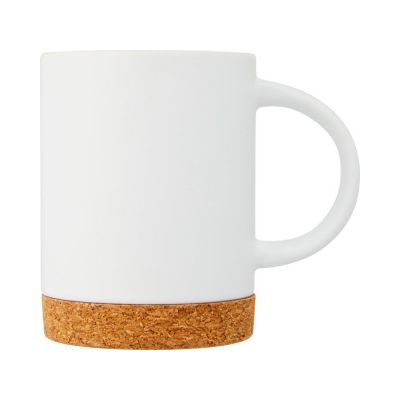 Neiva Керамическая кружка объемом 425 мл с пробковым основанием, белый-1