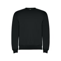 Свитшот с начесом Clasica унисекс, графитовый