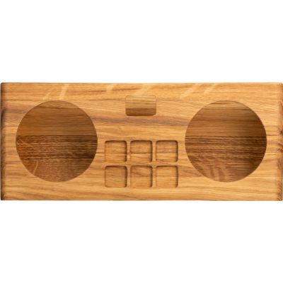 Набор для виски и коктейлей на подставке из дуба Whiskey Party-6