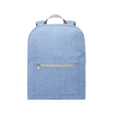 Рюкзак из переработанного хлопка и полиэстера плотностью 210 г/м2 Pheebs, синий-1