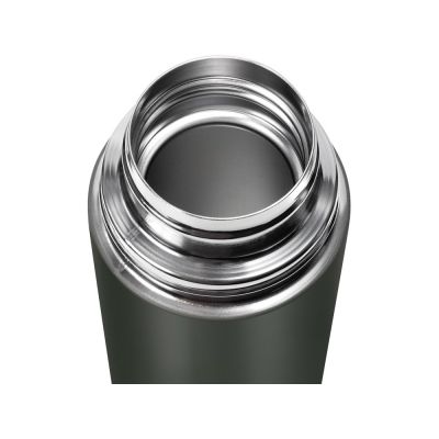 Термос Relaxika 101 (1 литр), хаки (без лого)-4