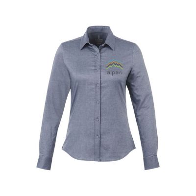 Женская рубашка с длинными рукавами Vaillant, Oxford navy-4