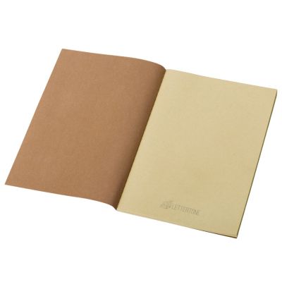 Блокнот Monet, гибкая обложка A5 из моющегося крафта, 32 листа, натуральный-1