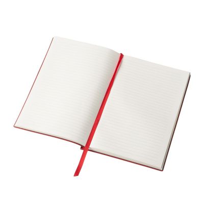 Блокнот А5 Scribe, гибкая обложка, 96 листов 80 гр/м2, красный-4
