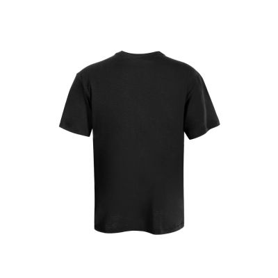 Футболка из джерси с протяжками Portofino унисекс, черный-9