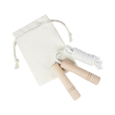 Denise скакалка с деревянными ручками в хлопковом чехле, дерево-2