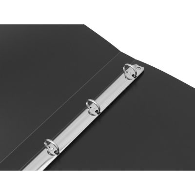 Папка на 4-х кольцах А4, черная-5