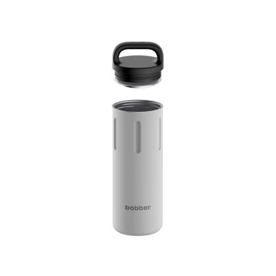 Вакуумный термос бытовой с керамическим покрытием, тм bobber, 770 мл. Артикул Bottle-770 Sand Grey (серый)-1