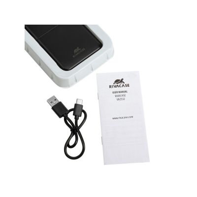 RIVACASE VA2532 (10000 мАч) QC/PD 20W внешний аккумулятор с дисплеем, черный 12/48-18