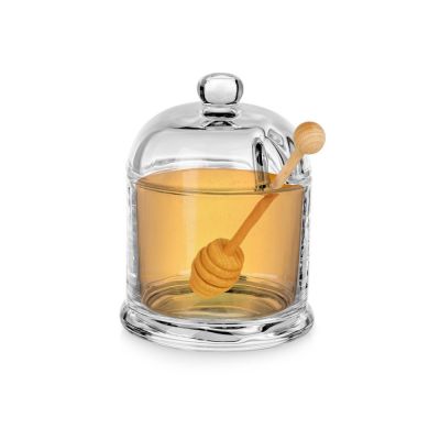 Стеклянная емкость для меда с ложкой Vira-2