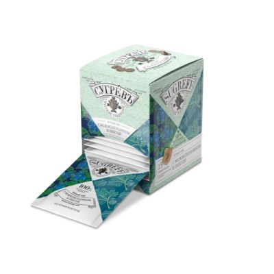 Чай черный с можжевельником и пихтой в индивидуальном саше конверте 15 пакетиков-0