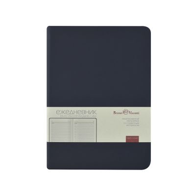 Ежедневник недатированный А6+ Megapolis Color, темно-синий navy-1