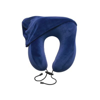 Подушка с эффектом памяти, с капюшоном Dream Hood, синий-2