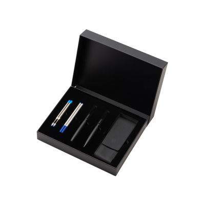 Подарочный набор ручек Dumas: ручка шариковая и роллер, 4 стержня (2 шариковых, 2 роллера), футляр-1