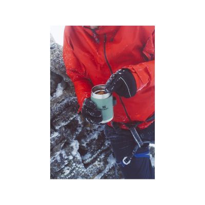 Банка для еды объемом 400 мл с ложкой-вилкой Stanley Legendary - черный матовый-4