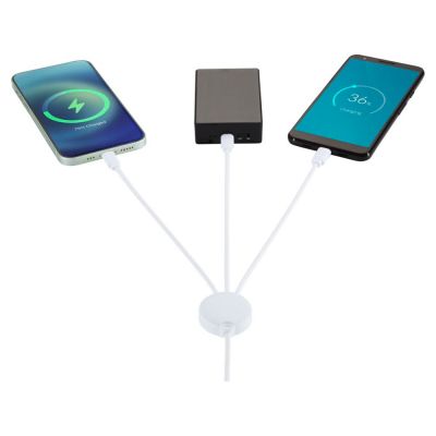 Зарядный кабель 5-в-1 с противобактериальной присадкой Pure-3