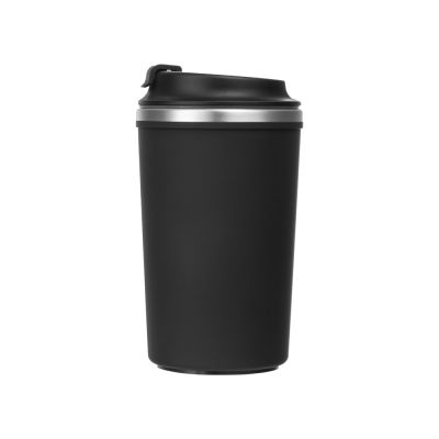 Герметичная термокружка на присоске Kick, 350 мл, черный-6