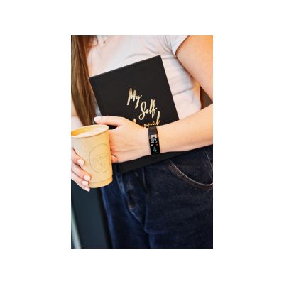 Фитнес-браслет с виртуальным тренером и измерением ЭКГ Canyon Smart Coach SB-75, IP67, черный-5