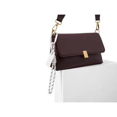 Брелок-веревочка на карабине Trinket, черно-белый-4