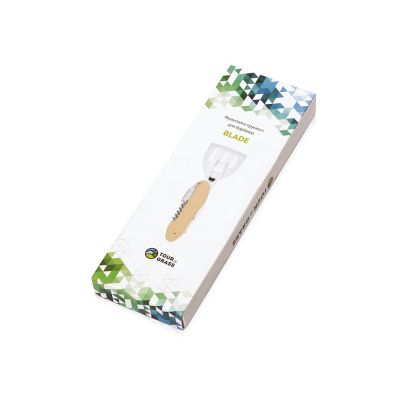 BBQ мультитул Blade 5в1 с деревянными ручками, в чехле-12