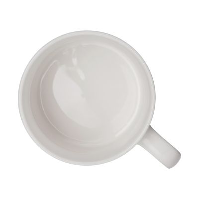 Кружка Kos, 370 мл, белый, с квадратной ручкой-3